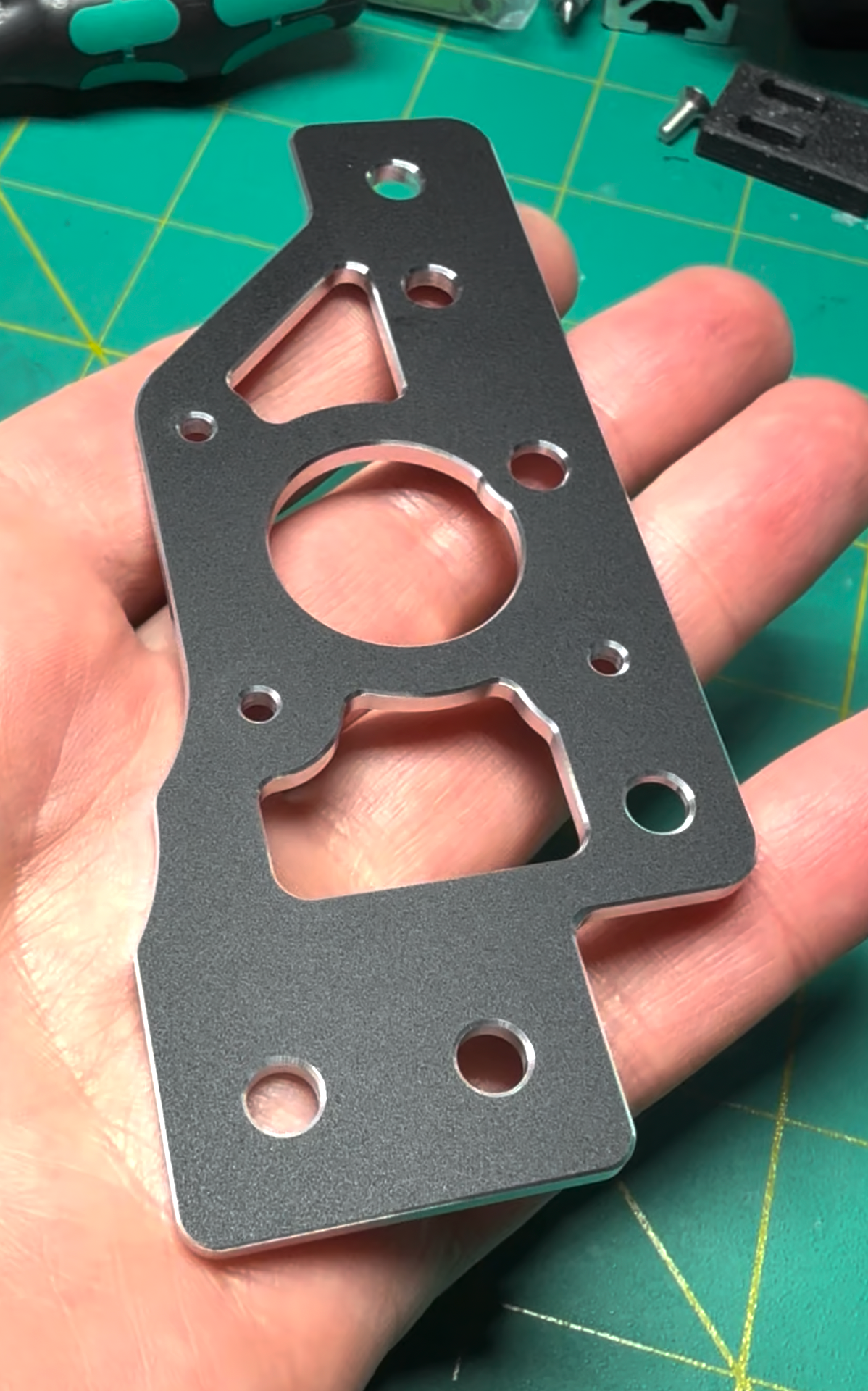 DoubleT Aluminum Gantry for Voron Trident (flat version)