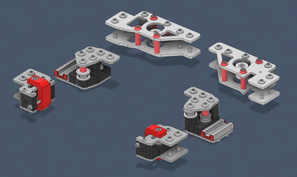 DoubleT Aluminum Gantry for Voron Trident (flat version)